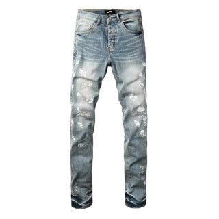 Men's Street Casual Slim Fit Stretch Denim Jeans