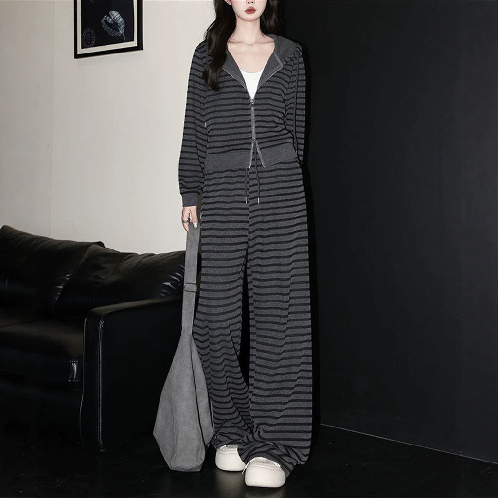 Striped suit for women