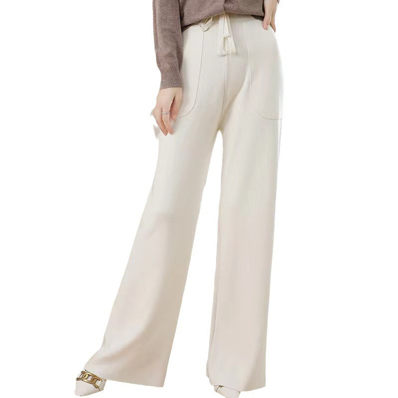 Calça Reta Feminina Cintura Elástica