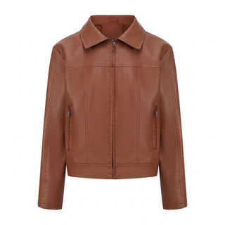 Zipper lapel jacket for Women