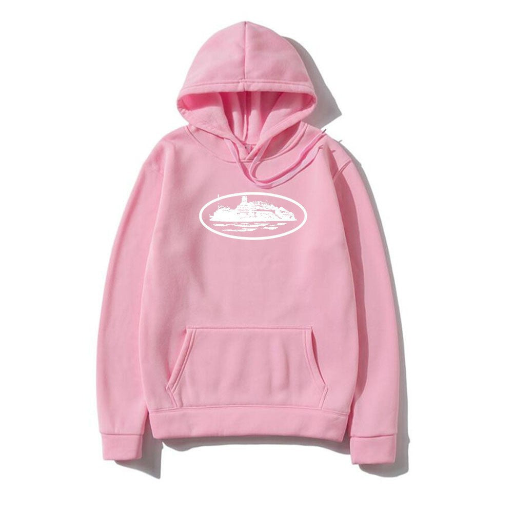 Casual Hooded Long Sleeve Loose Pullover Sweatshirt