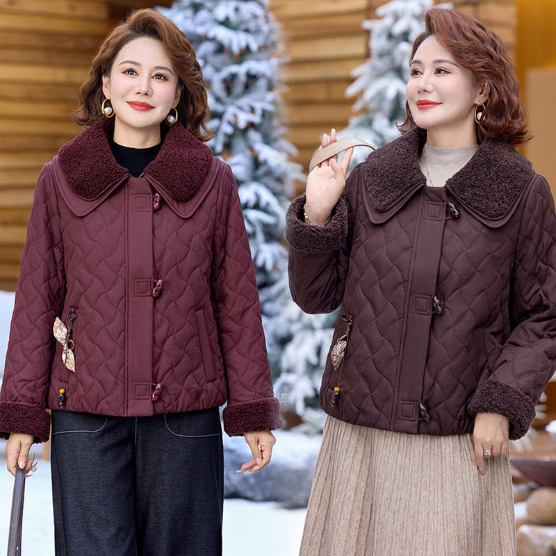 Collar long sleeved jacket