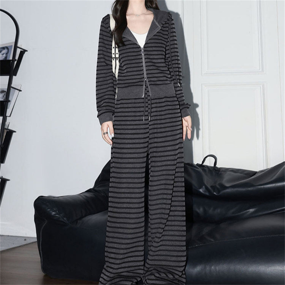 Striped suit for women