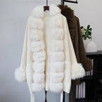 Long sleeved lace up jacket for women