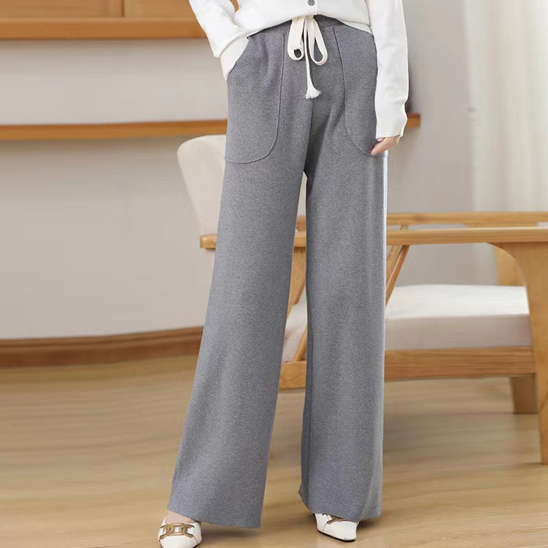 Calça Reta Feminina Cintura Elástica