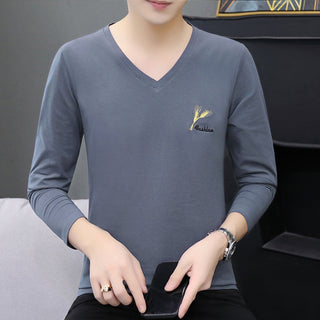 Men's slim fit long sleeved T-shirt