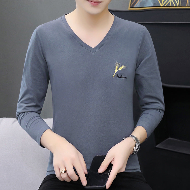 Men's slim fit long sleeved T-shirt