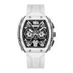 Relógio Quartz Masculino Multifuncional com Design Três Olhos