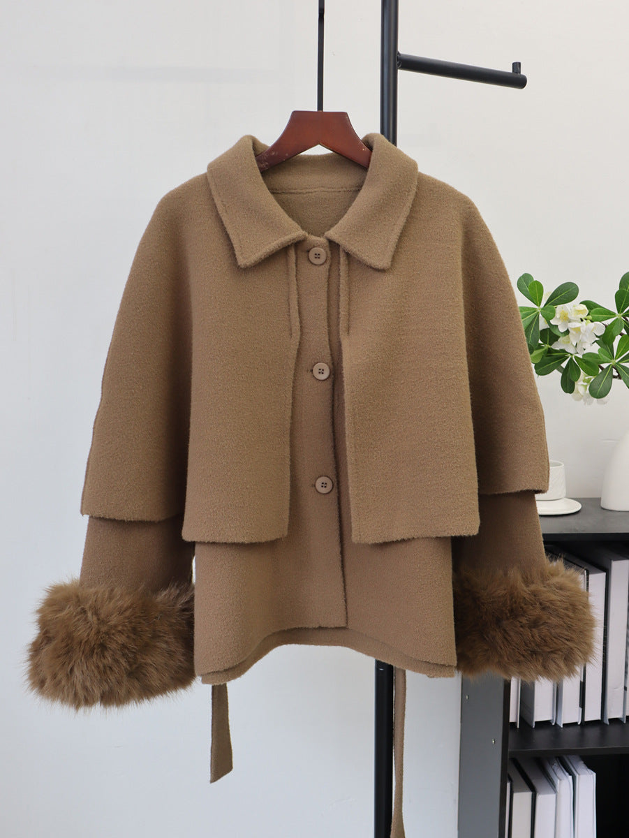 Women's loose collar jacket