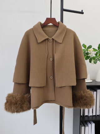 Women's loose collar jacket