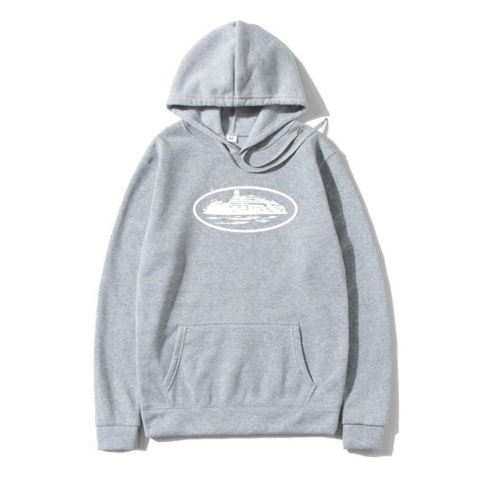 Casual Hooded Long Sleeve Loose Pullover Sweatshirt