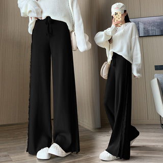 Calça Pantalona Feminina com Franjas