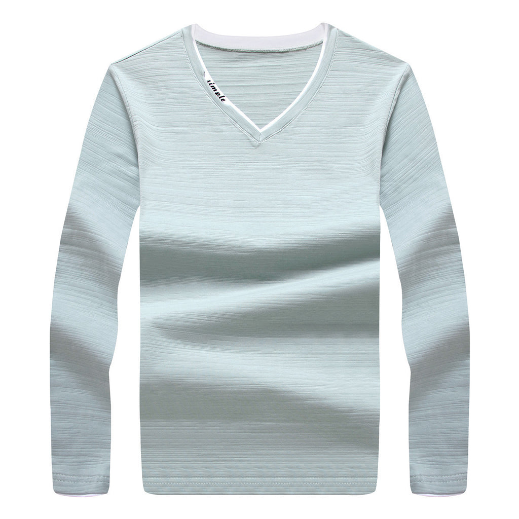 Long sleeved slim fit t-shirt