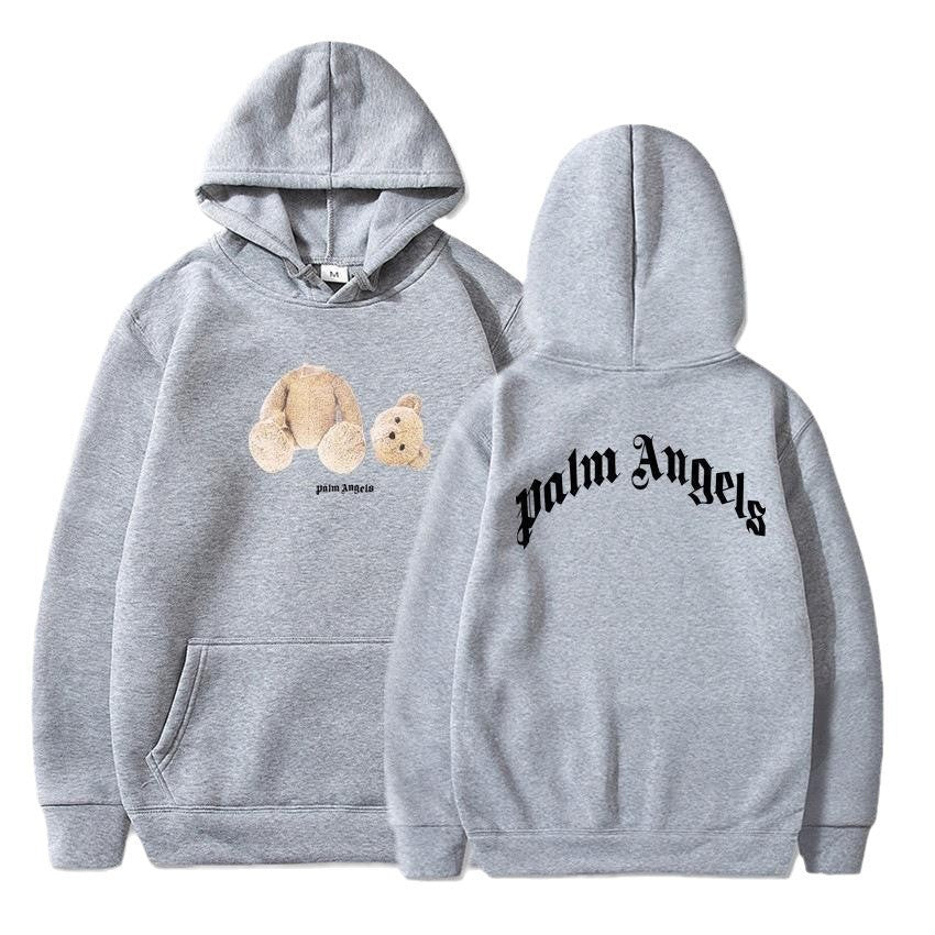 Bear Angels Decapitated Bear Teddy Bear Print Couple Hoodie