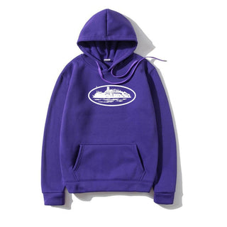 Casual Hooded Long Sleeve Loose Pullover Sweatshirt