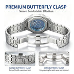 Stainless Steel Modified Case with Royal Pop Metal Modified Case and Strap