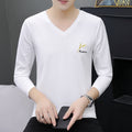 Men's slim fit long sleeved T-shirt
