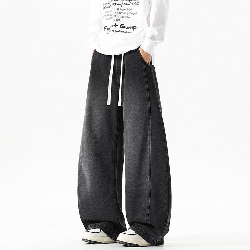 High Street Design Wide Leg Jeans for Men