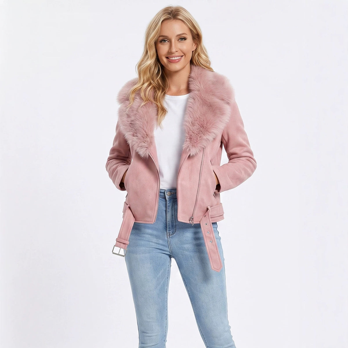 Detachable hooded long sleeved jacket