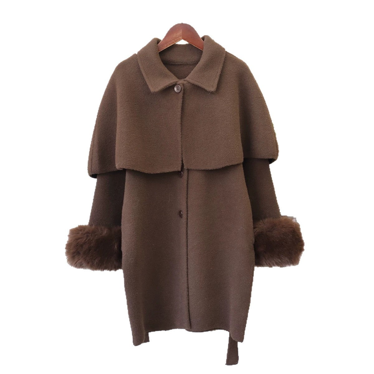 Women's collar tied jacket