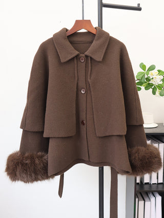 Women's loose collar jacket