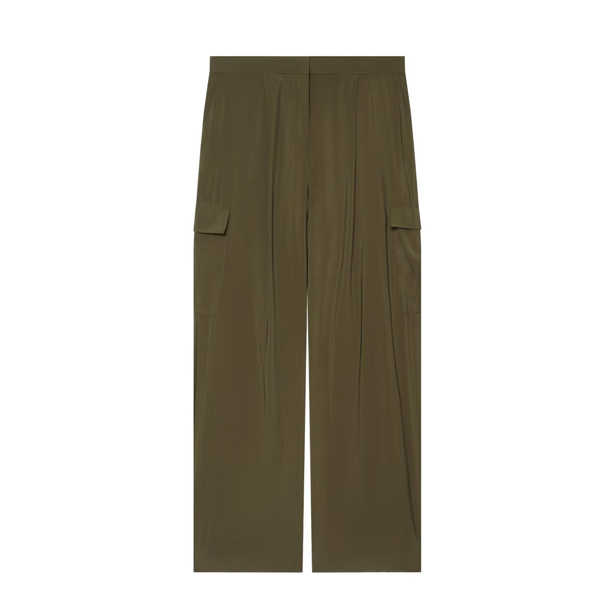 Zipper Bubble Bottom Coat+Pants Set for Women