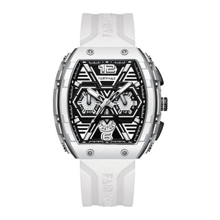 Relógio Quartz Masculino Multifuncional com Design Três Olhos
