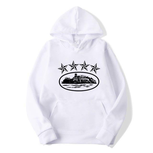 Casual Hooded Long Sleeve Loose Pullover Sweatshirt