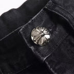 High Street Micro Flare Denim Pants Loose Fit Unisex