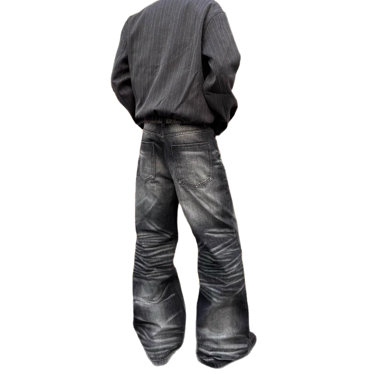 Retro Men's Casual Straight Leg Jeans Fashionable and Versatile