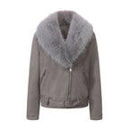 Detachable hooded long sleeved jacket