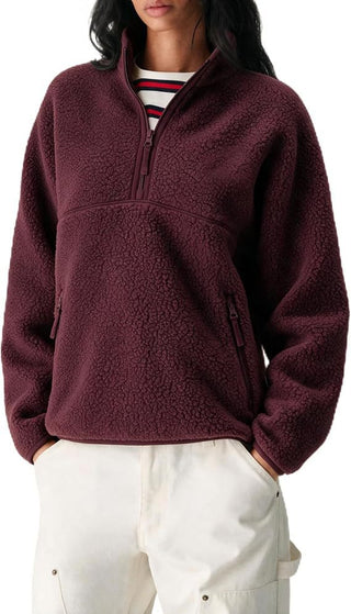 Solid Color Plush Casual Women's Sweatshirt