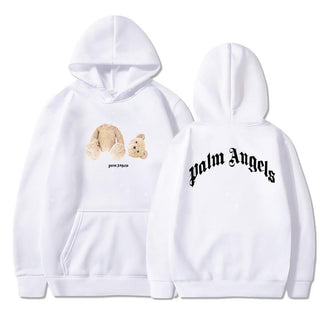 Bear Angels Decapitated Bear Teddy Bear Print Couple Hoodie