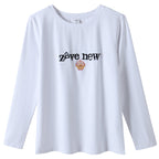 Long sleeved slim fit T-shirt