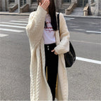 Loose medium to long sweater for women