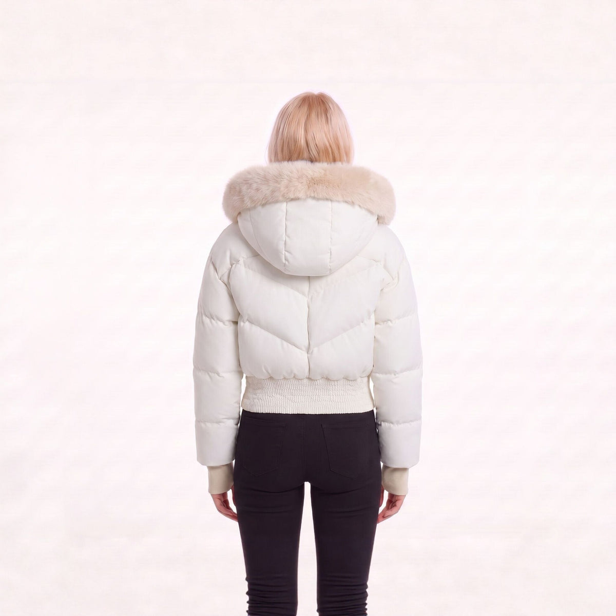 Detachable hat waist jacket