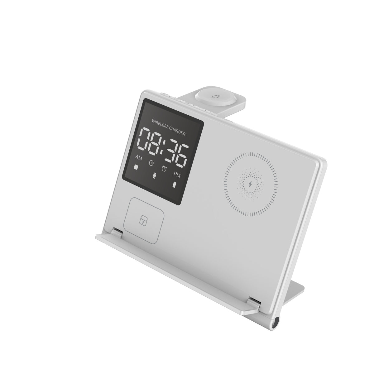 Carregador Sem Fio 5-em-1 com Animação Pixel Dobrável