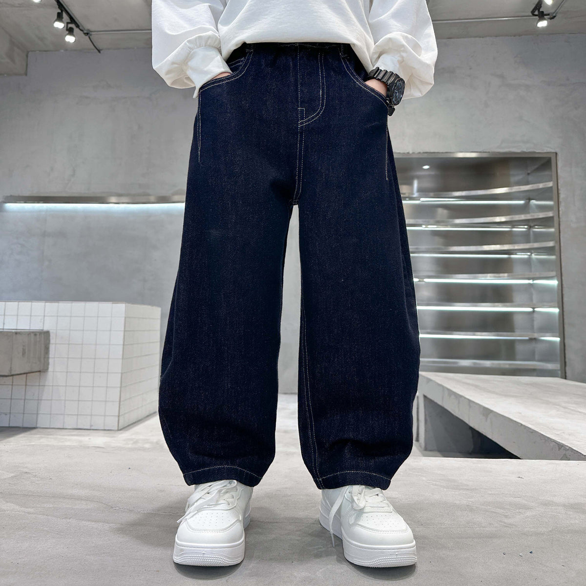 Boys Casual Denim Pants Spring Autumn