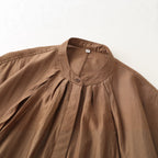 Camisa Feminina Textura Amarrotada Gola Redonda