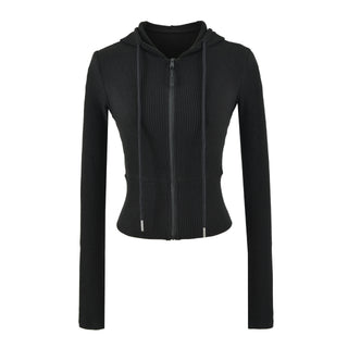 Casual Slim Fit Hooded Long Sleeve Faux Two-Piece Sweatshirt Top with Trendy Pants Set