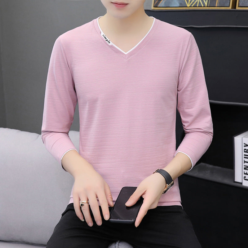 Long sleeved slim fit t-shirt