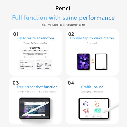 Caneta Capacitiva Magnética para iPad com Recarga sem Fio — 3ª Geração