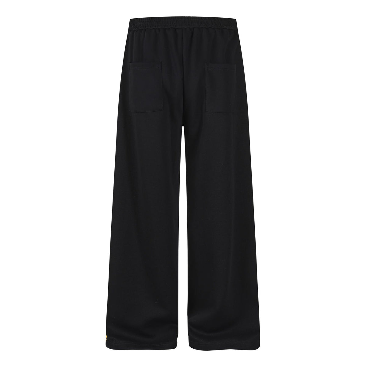 Side Stripe Sweatpants Women Badge Embroidery Wide Leg Loose Casual Track Pants
