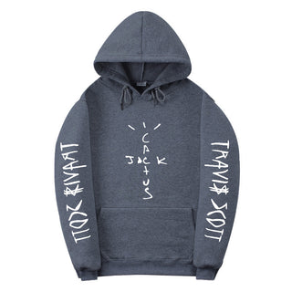 Trendy Fleece Lined Long Sleeve Hooded Unisex Sweatshirt
