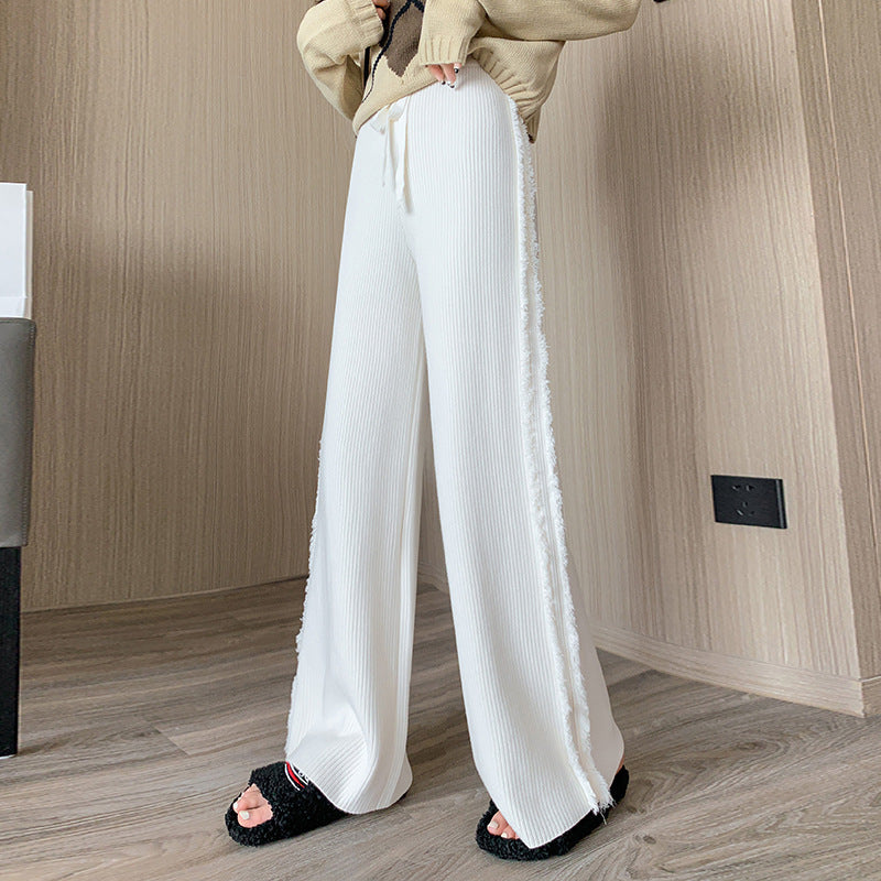 Calça Pantalona Feminina com Franjas