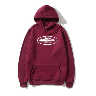 Casual Hooded Long Sleeve Loose Pullover Sweatshirt