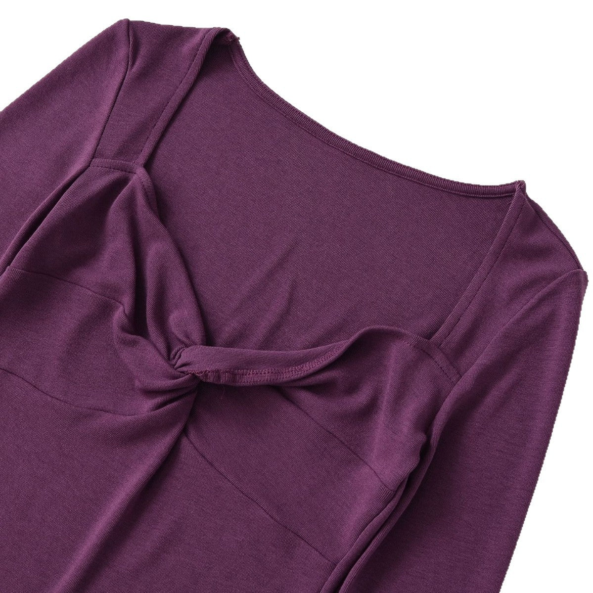 Blusa Feminina Tricô Manga Longa Decote V