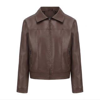 Zipper lapel jacket for Women