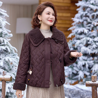 Collar long sleeved jacket