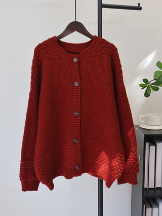 Loose cardigan sweater for women